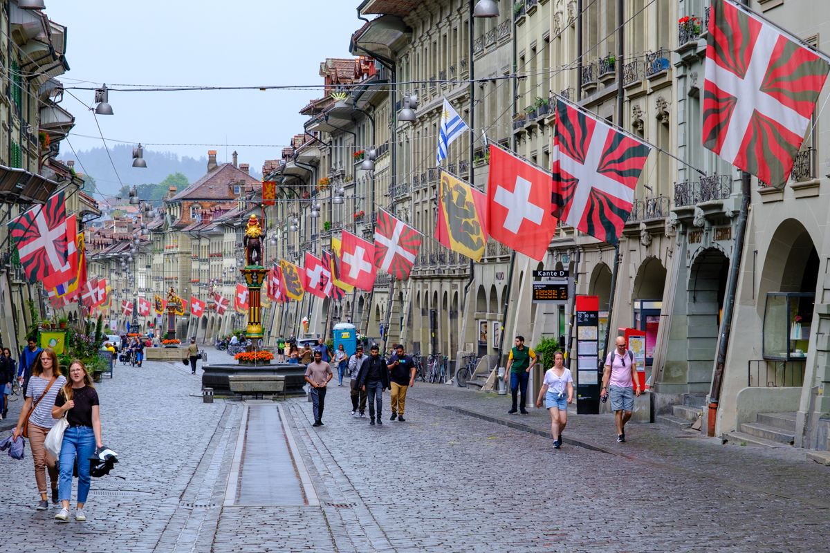 Bern shopping district