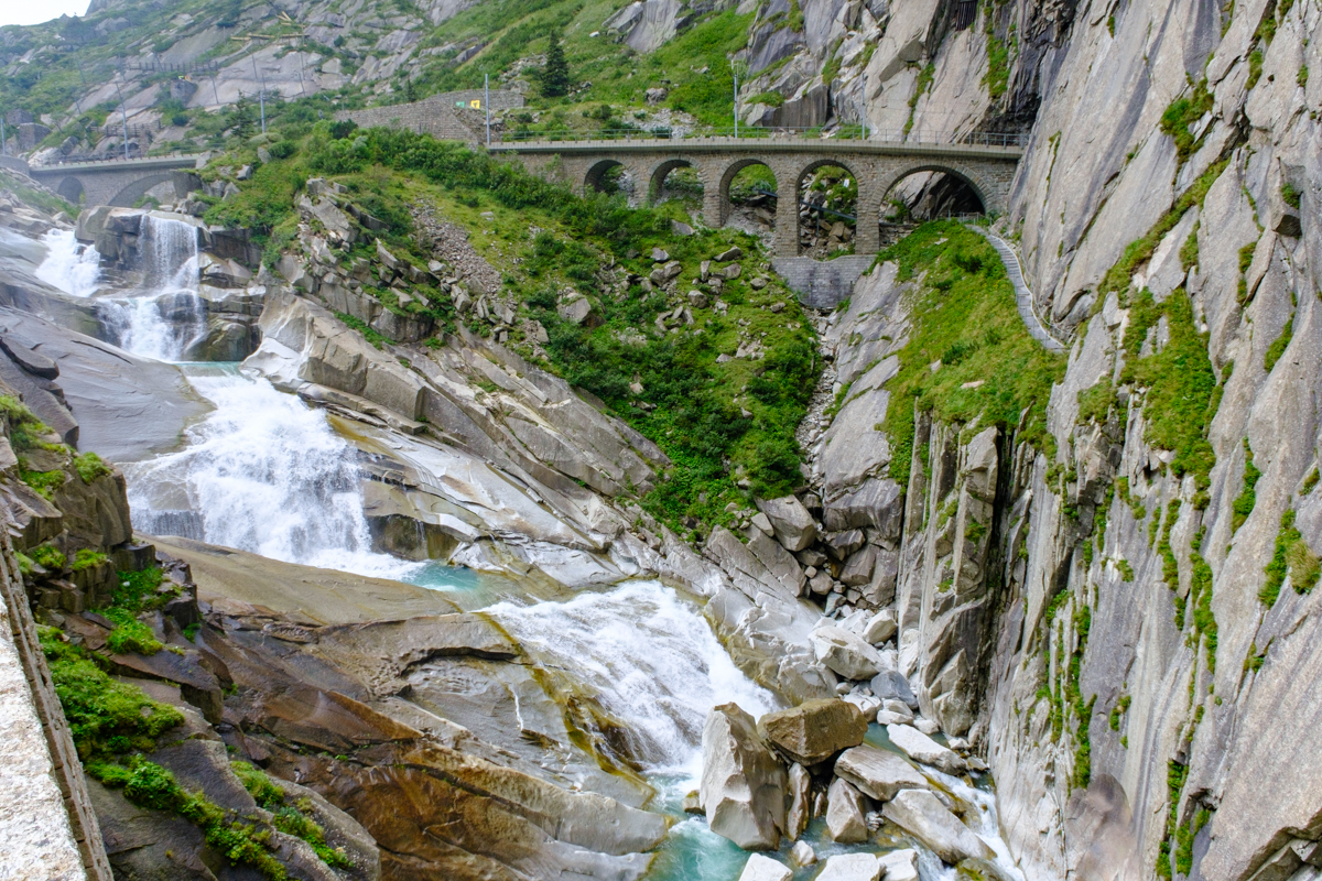 bicycle touring the swiss alps