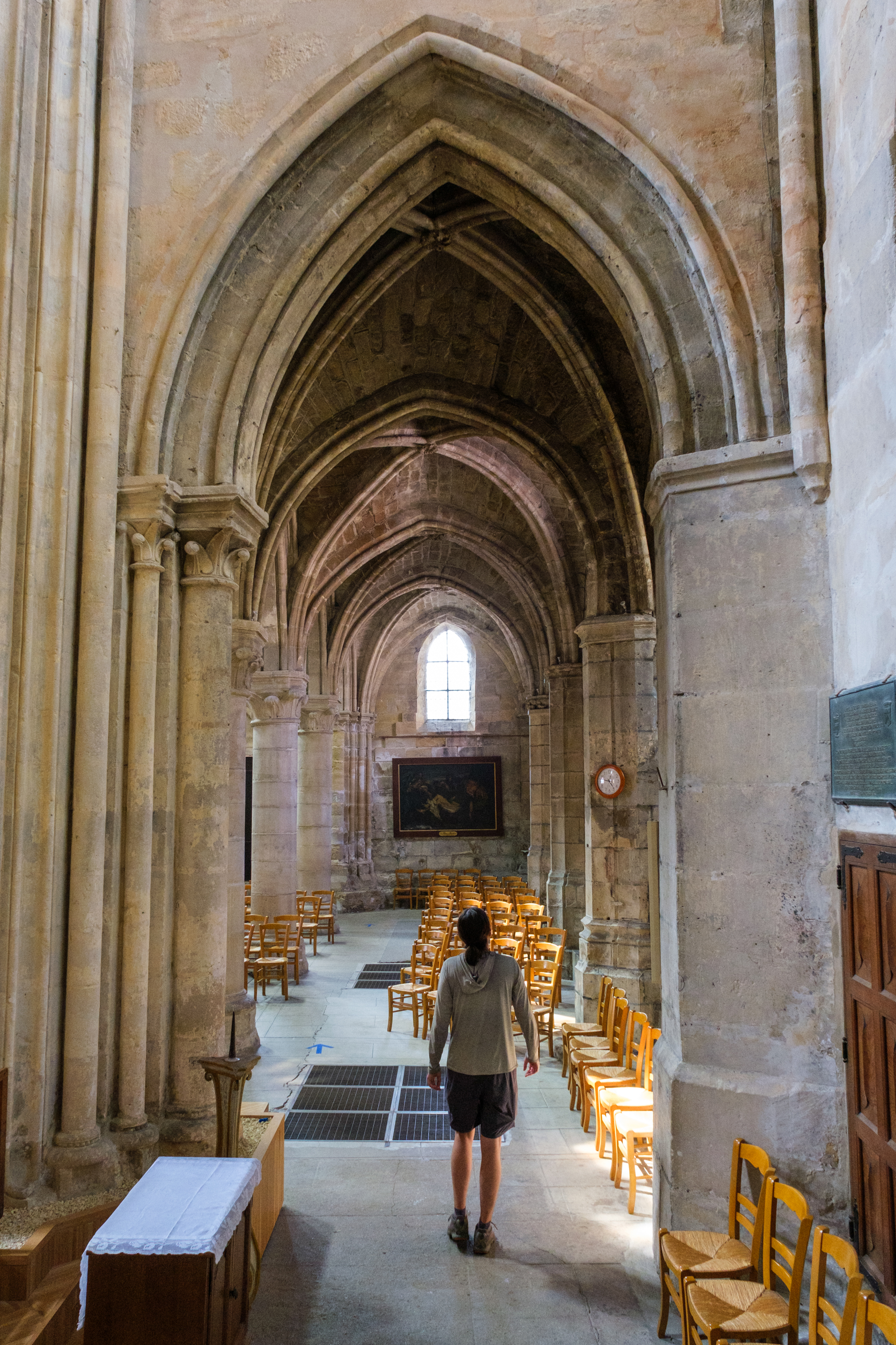 interior of a church in france