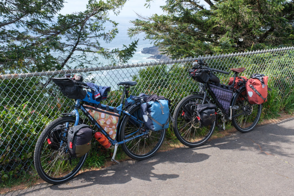 touring bikes on the pacific coast highway