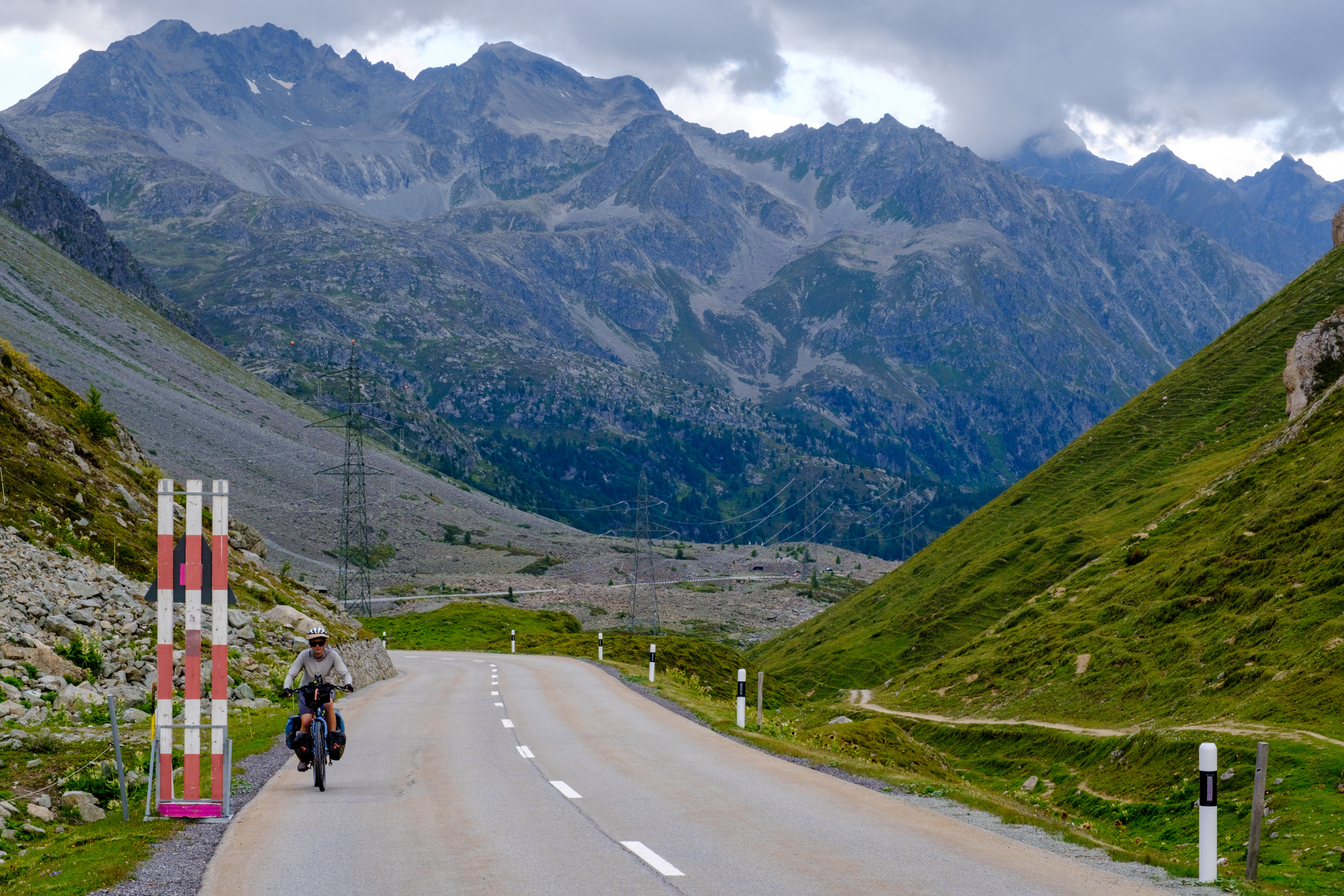 bicycle touring swiss alps