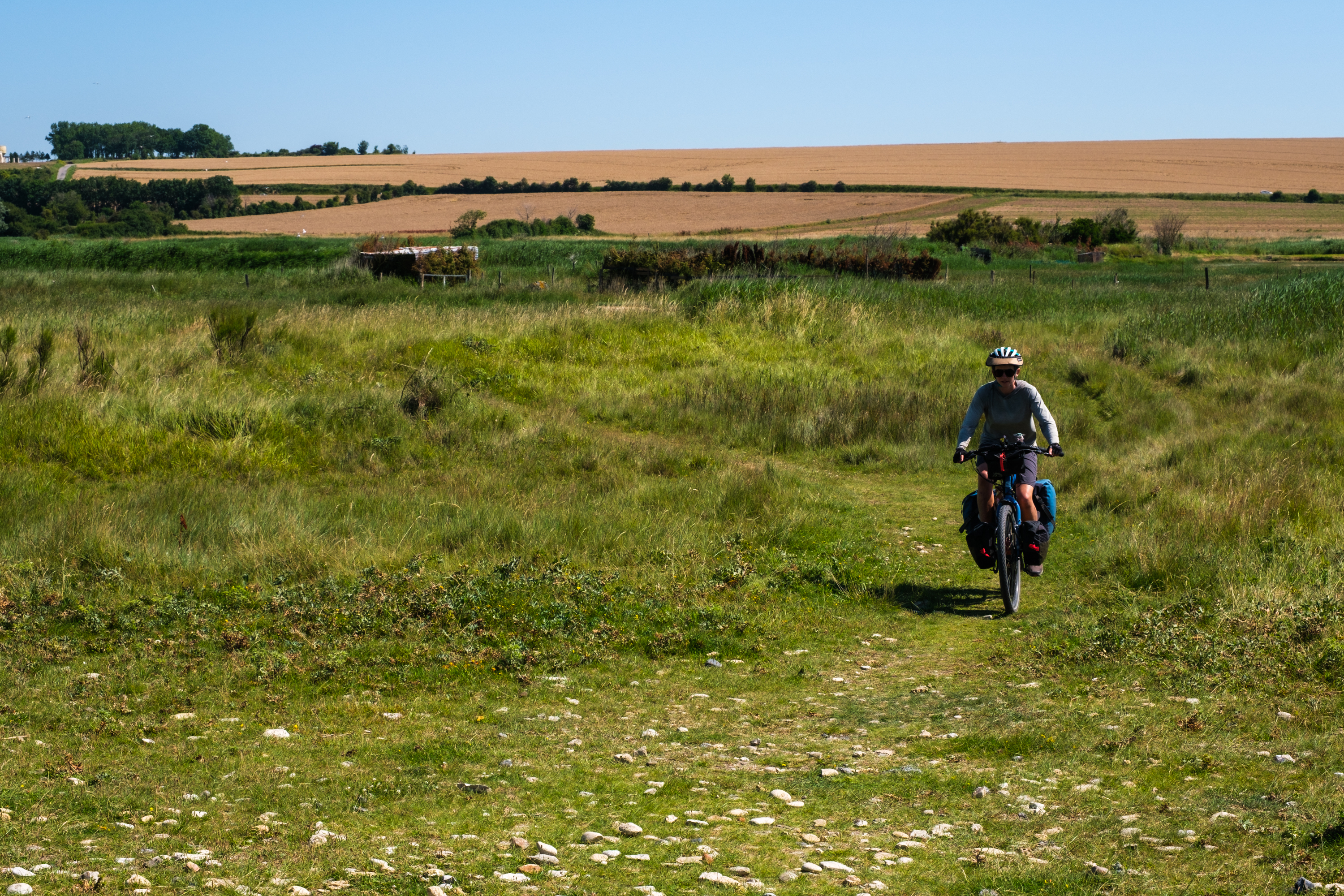 bicycle touring in normandy