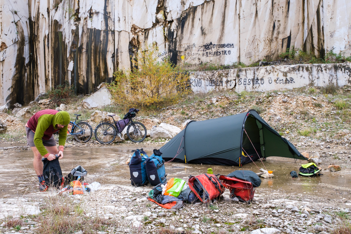 wild camping bosnia