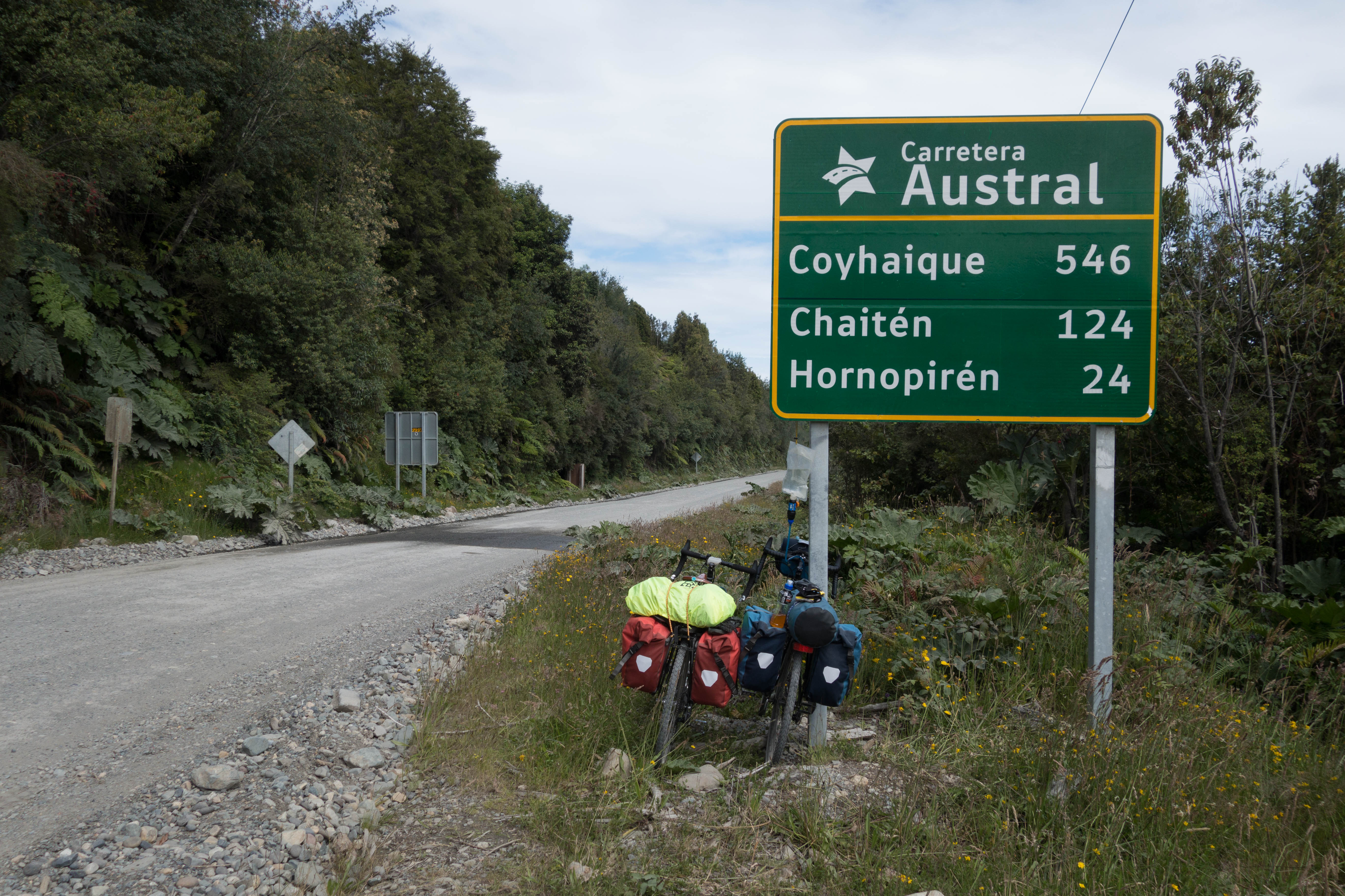 bicycle touring in patagonia