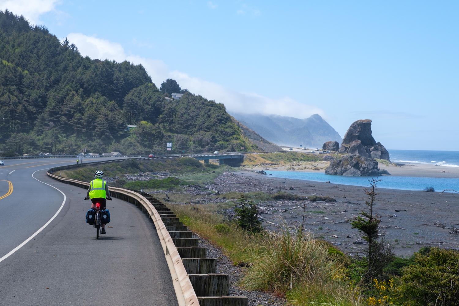 bicycle touring the pacific coast highway