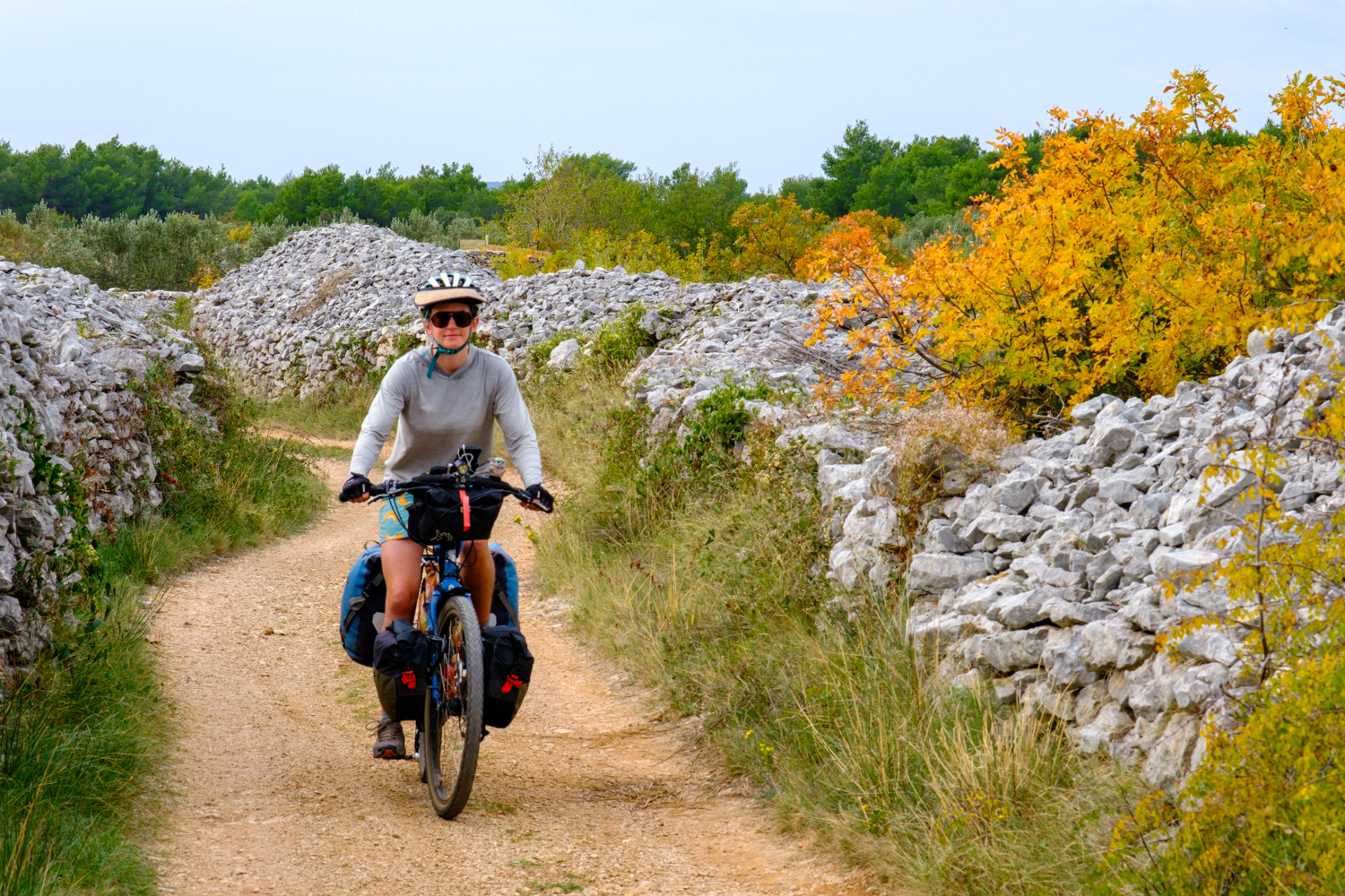 gravel bike touring in croatia