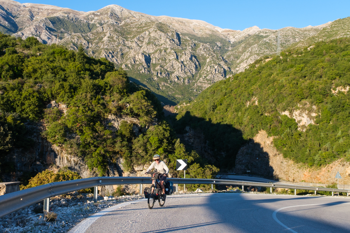 bicycle touring albania