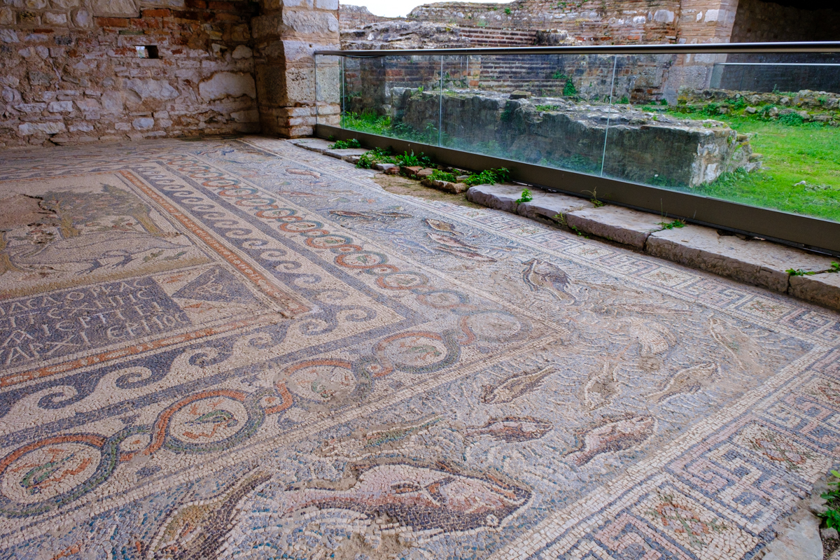 mosaic at Nicopolis