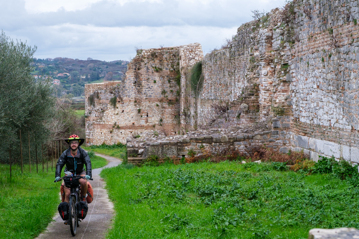 bicycle touring greece