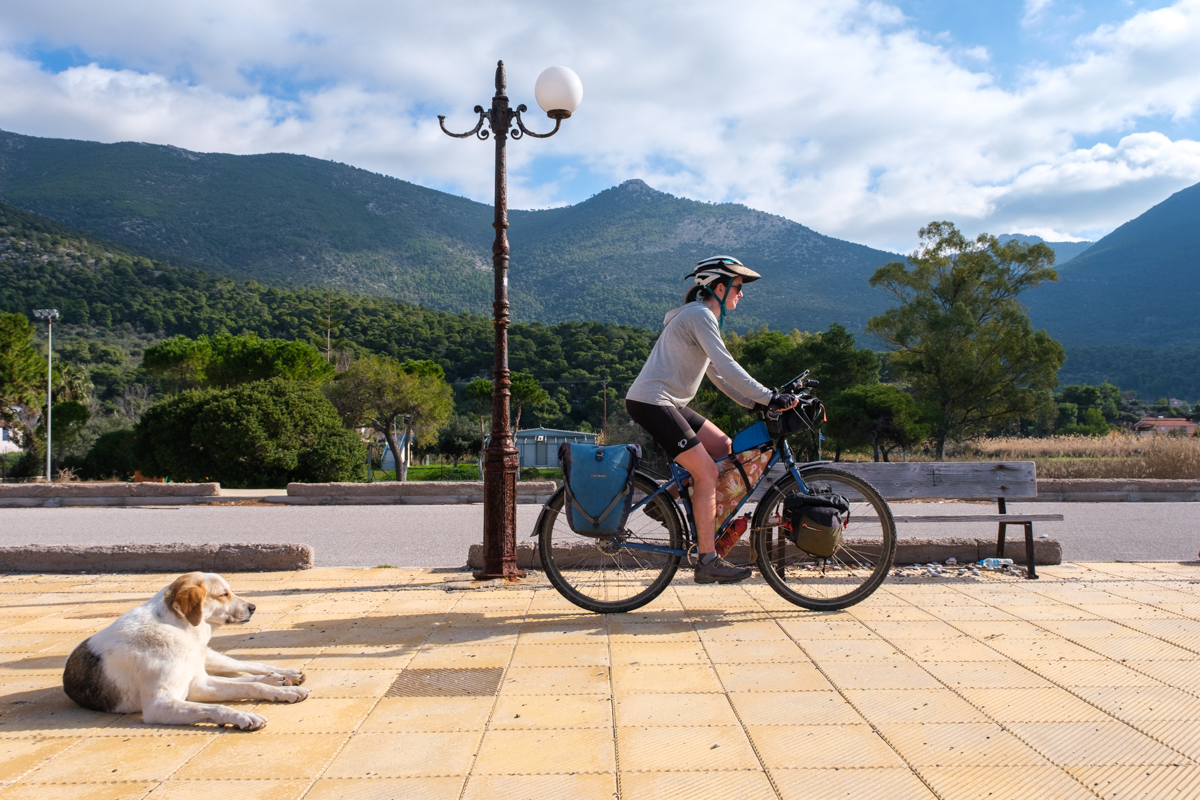 bicycle touring greece