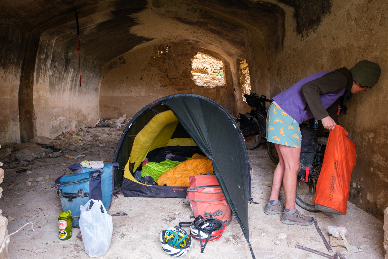 wild camping southern italy