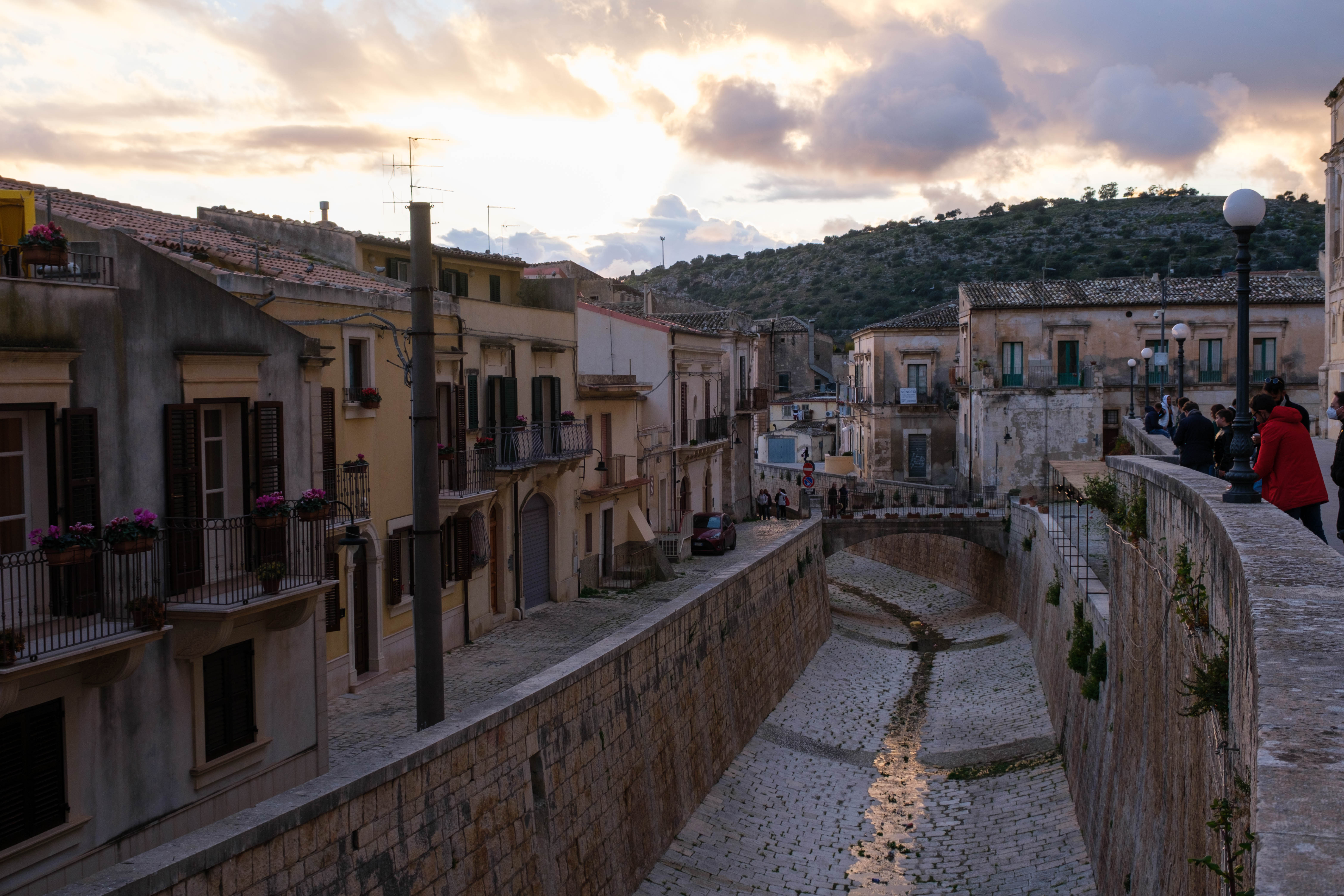 scicli italy sunset