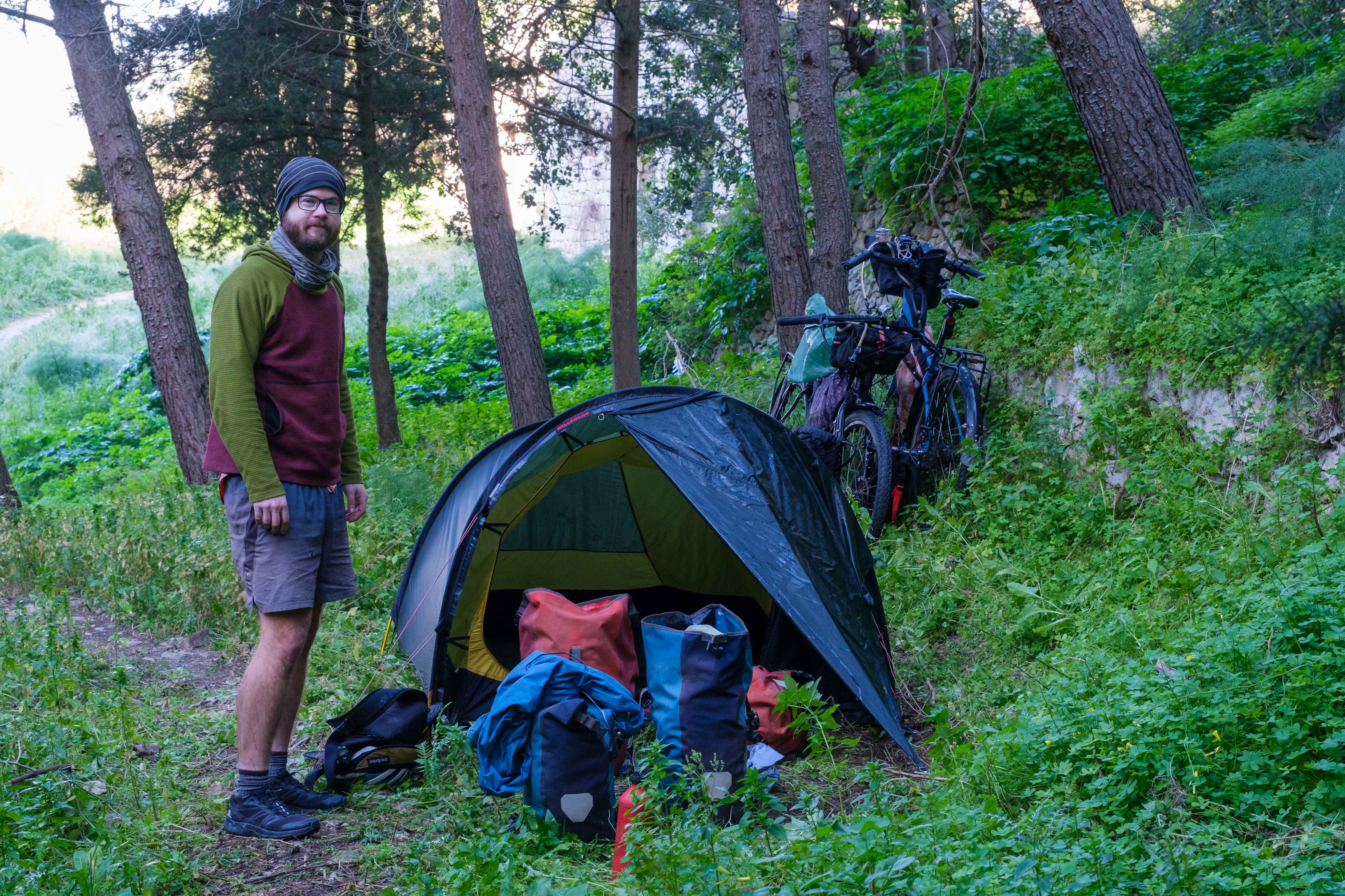 wild camping sicily