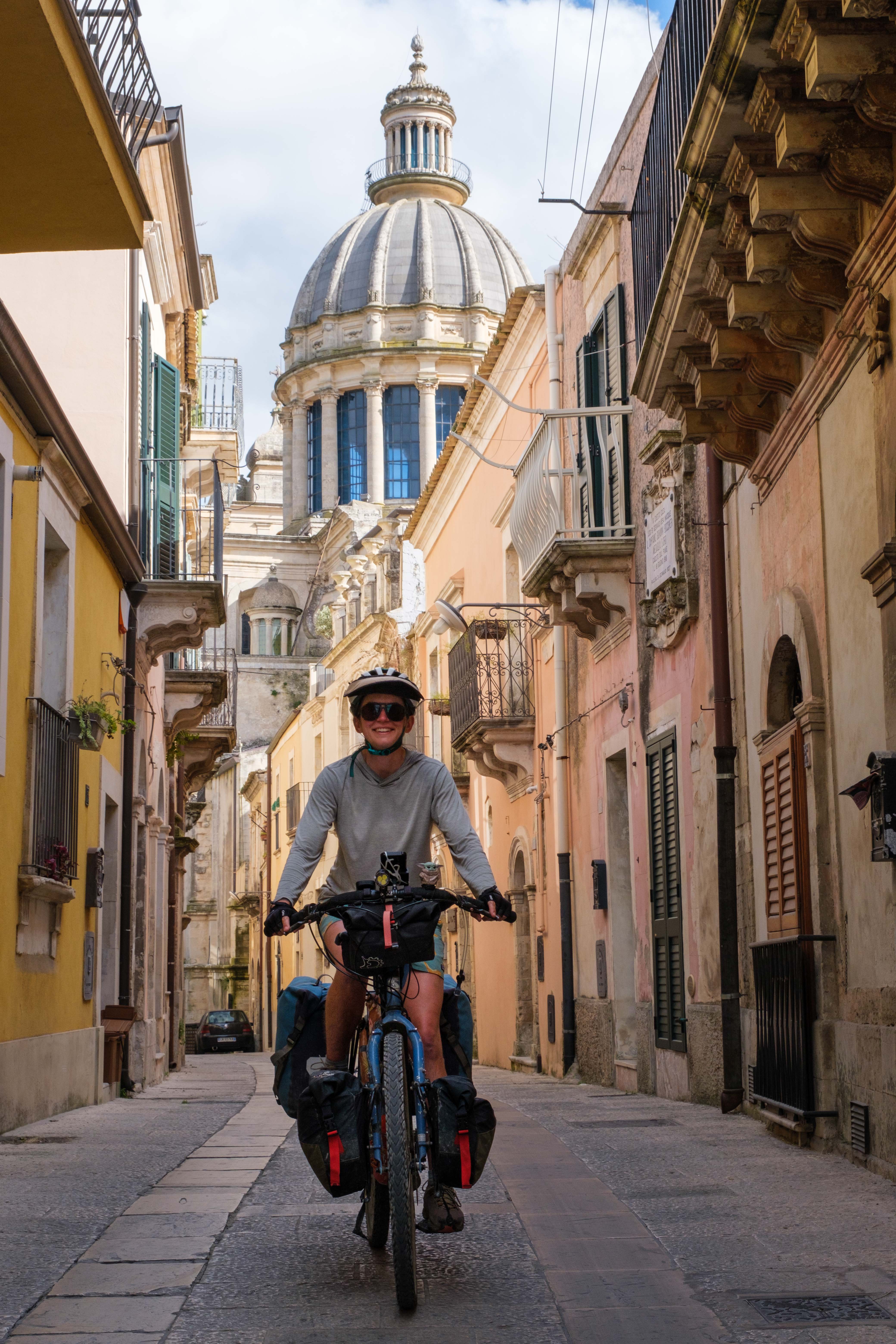 bicycle touring sicily
