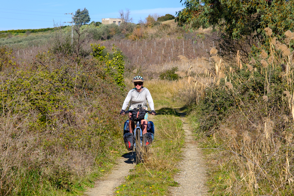 bicycle touring southern italy