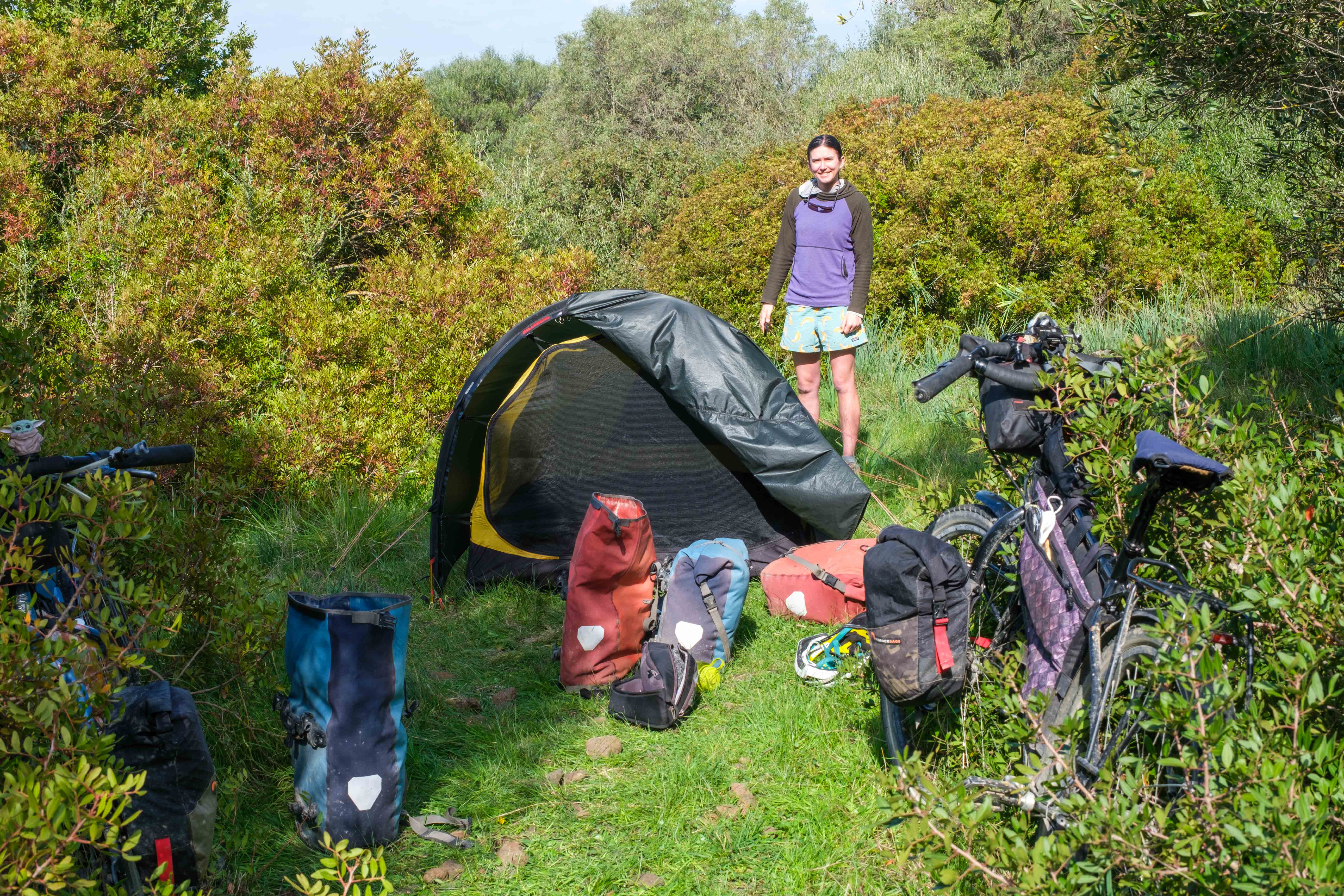 wild camping sardinia