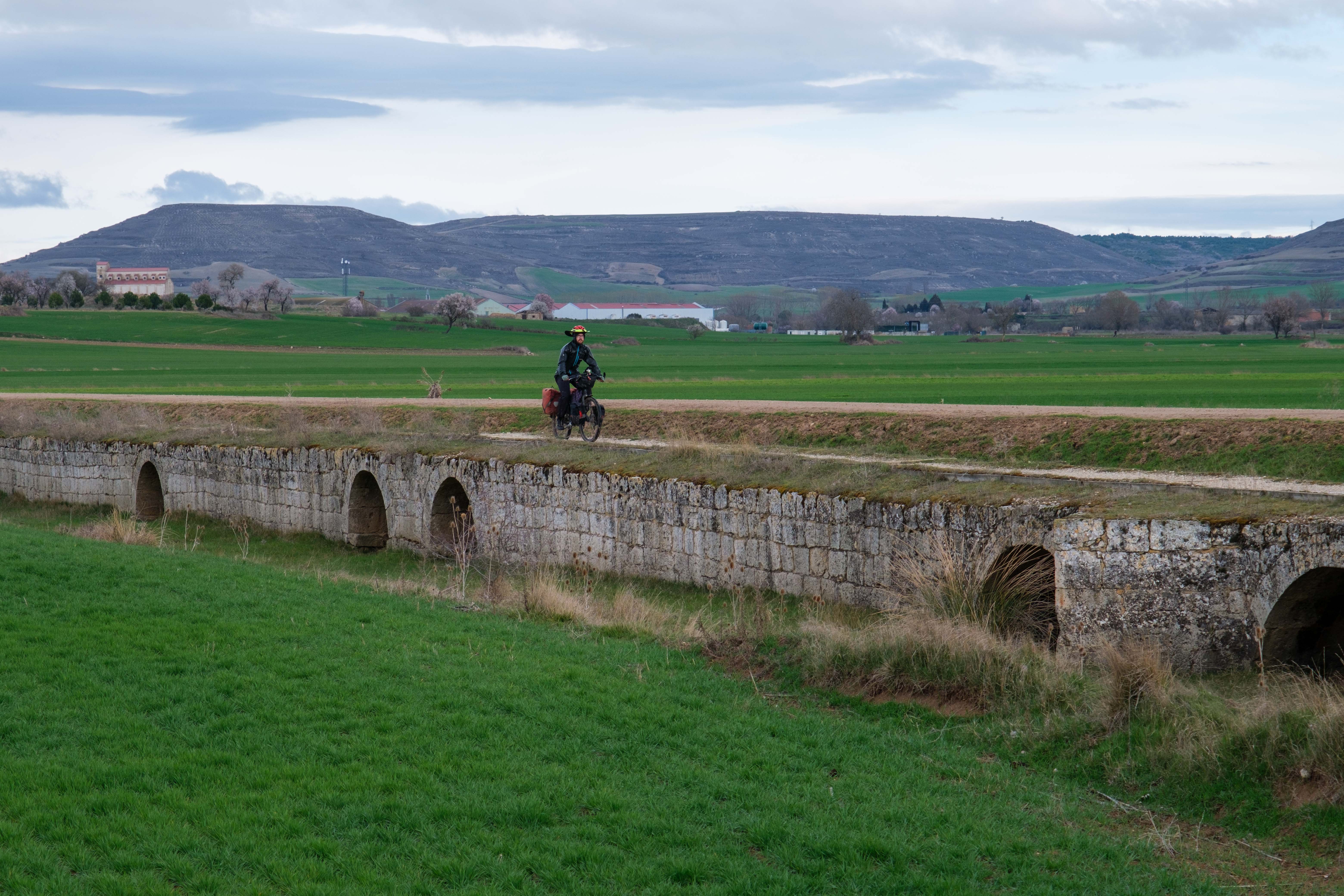 Roman bridge outside of Castrojeriz.