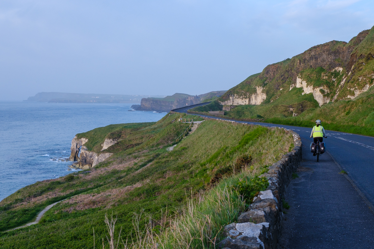 bicycle touring antrim coast