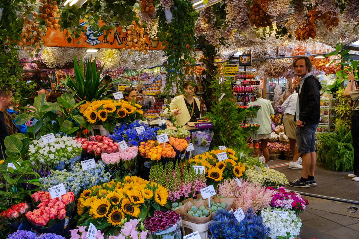 flower market amsterdam
