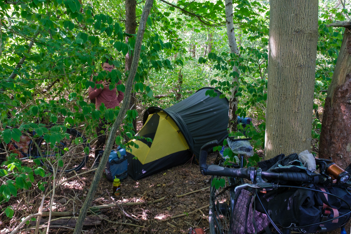 wild camping Denmark
