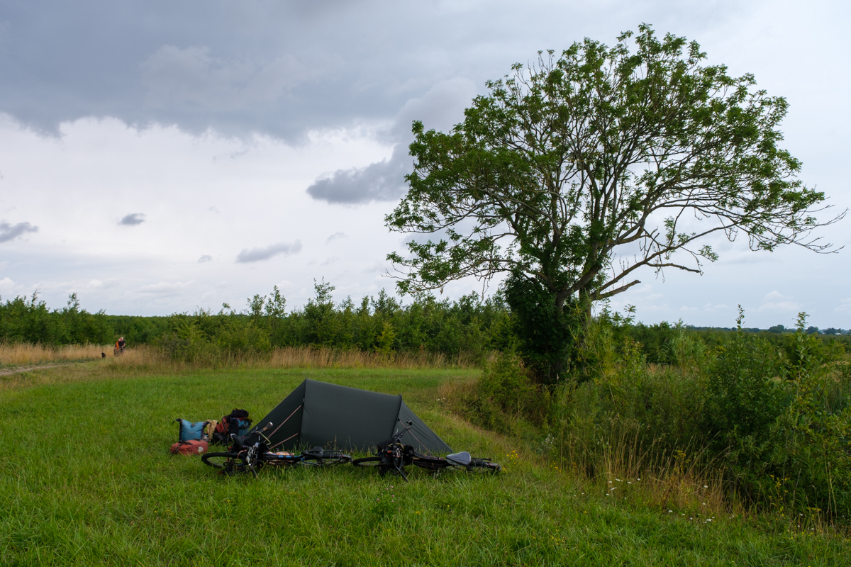 primitive campsite in denmark