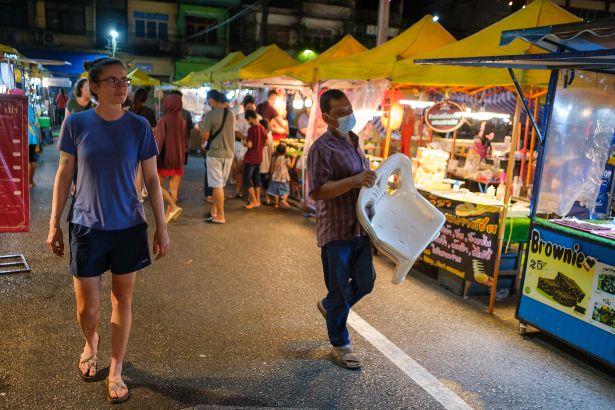 night market in krabi town