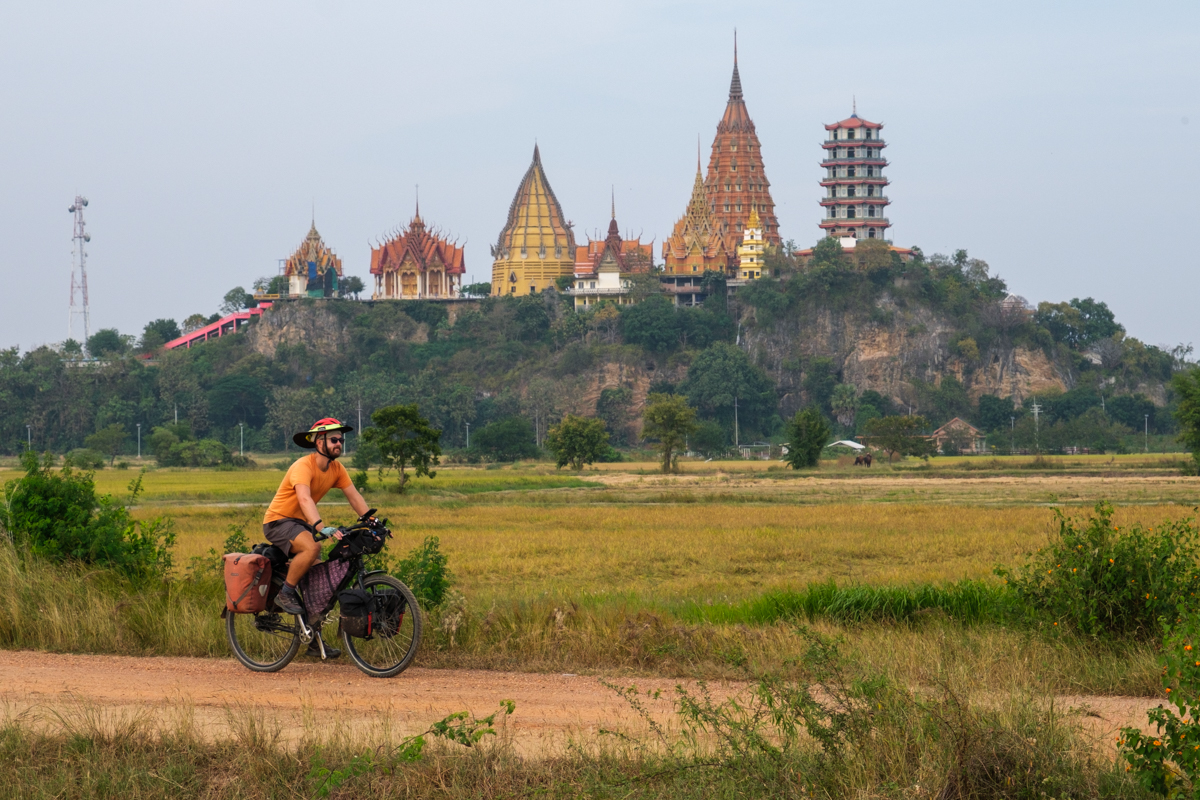 bicycle touring central thailand