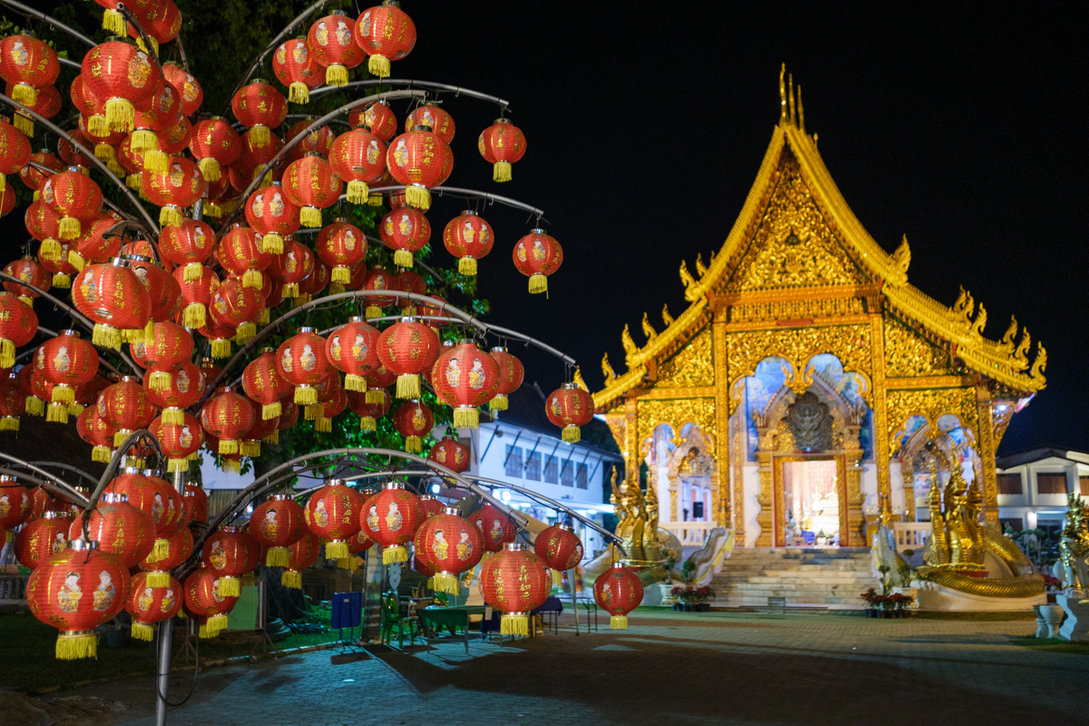 temple in lamphun thailand