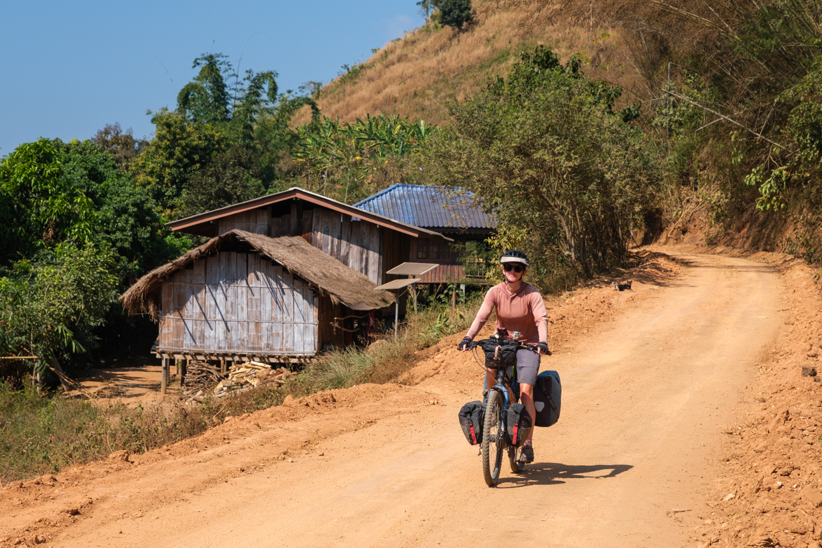 bicycle touring northern thailand